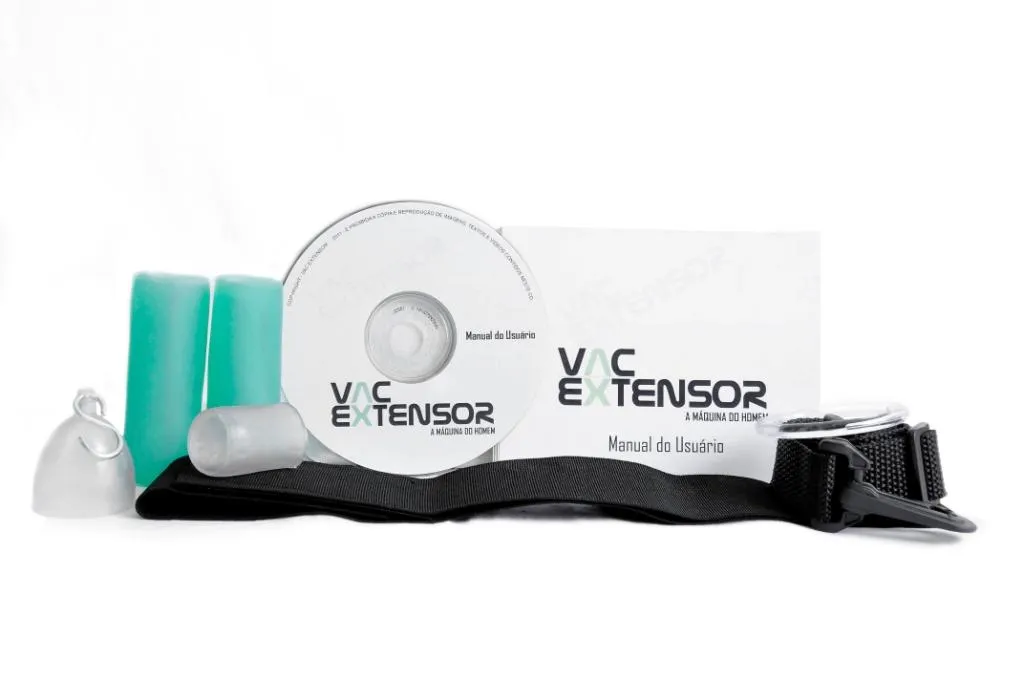 Alongamento peniano com o VAC EXTENSOR SILVER
